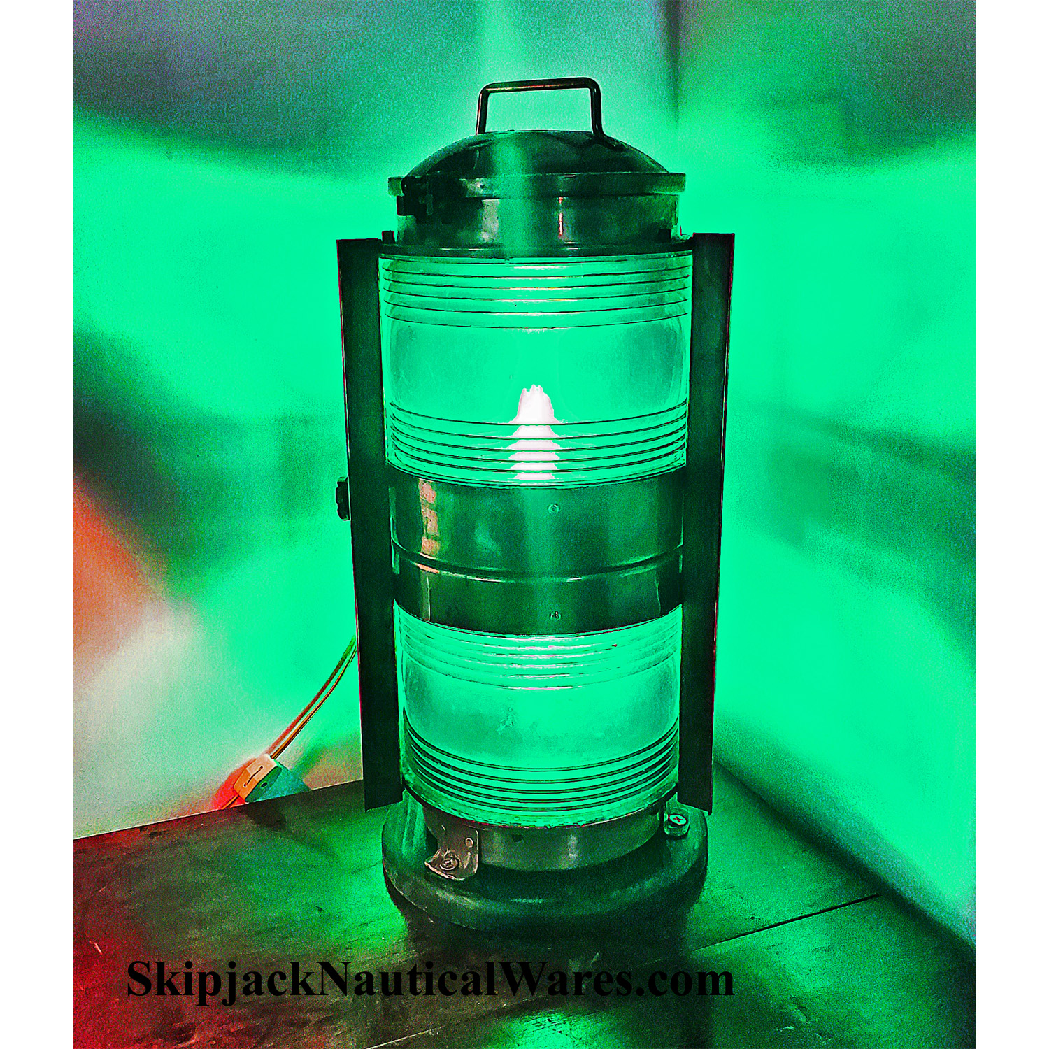 Vintage Starboard Light, Nippon Sento Company: Skipjack Nautical Wares
